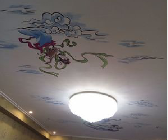  新安如何快速绘制天花板上的手绘墙？