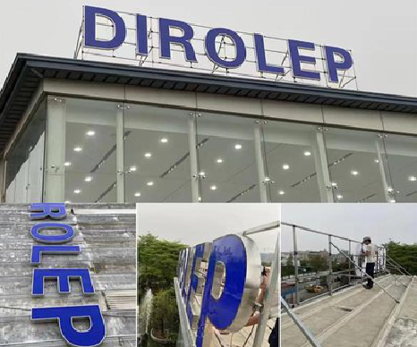  新安楼顶发光字安装的注意事项。